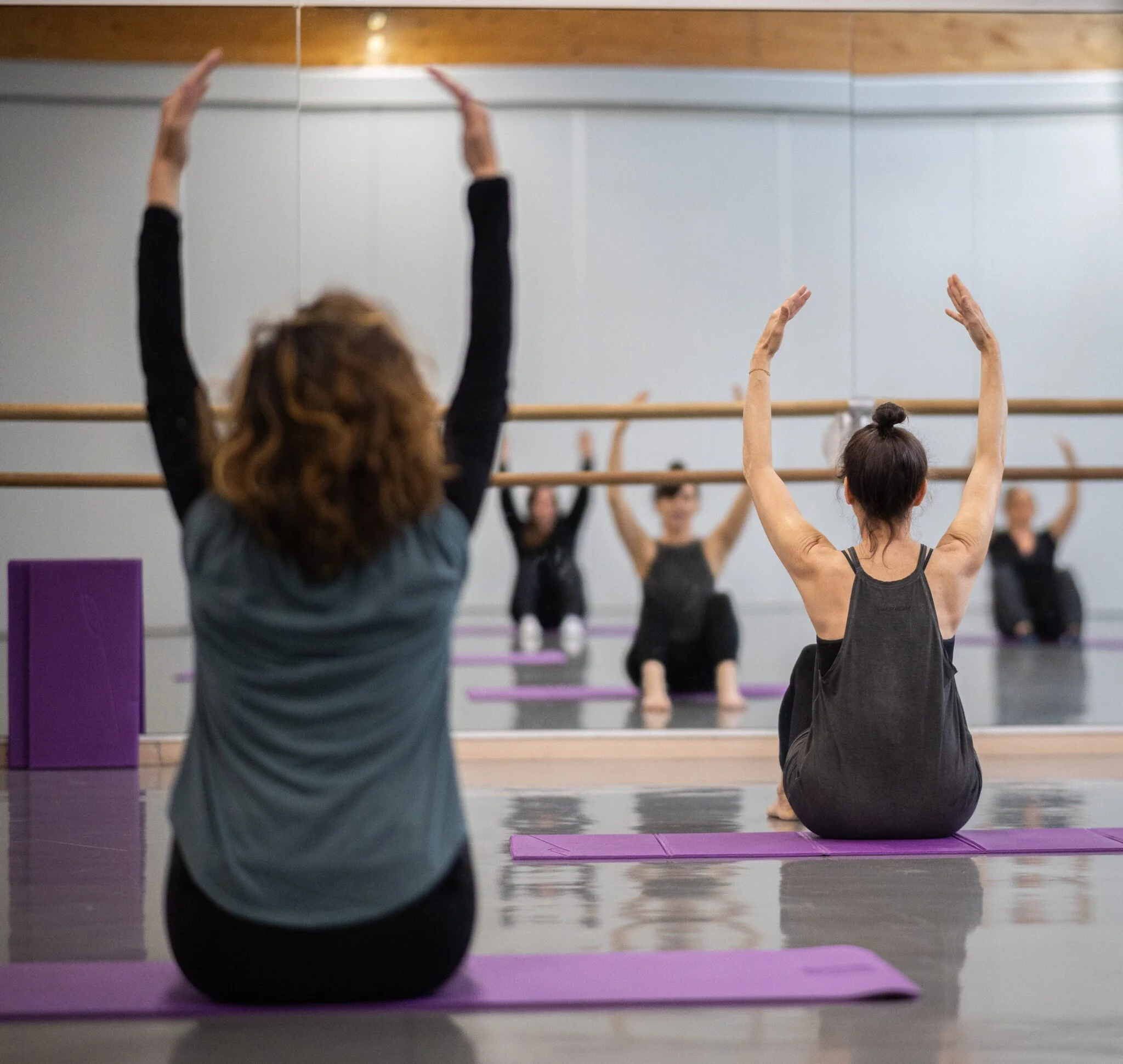 un stage de barre au sol à annecy comme pilates